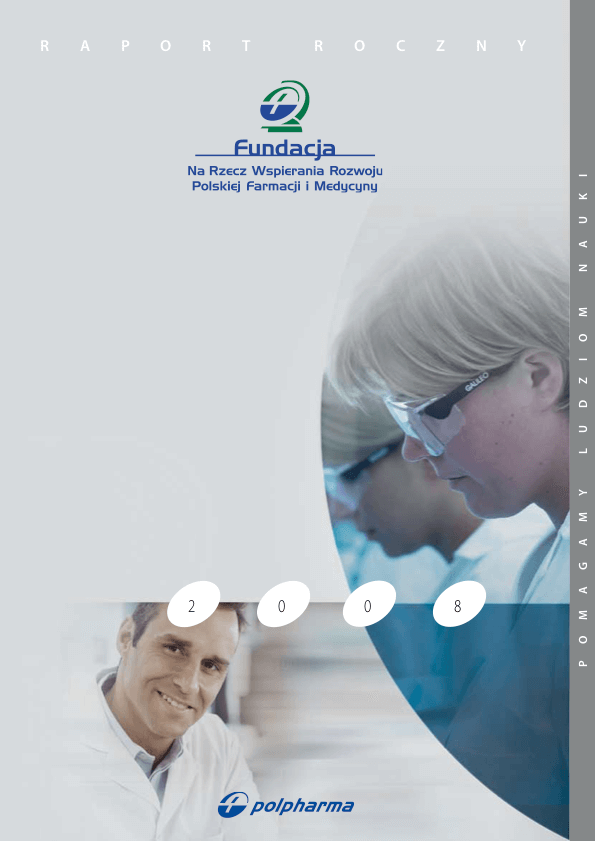 Raport roczny 2008 okładka