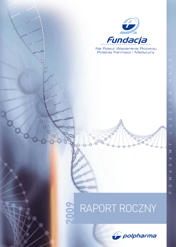 Raport roczny 2009 okładka