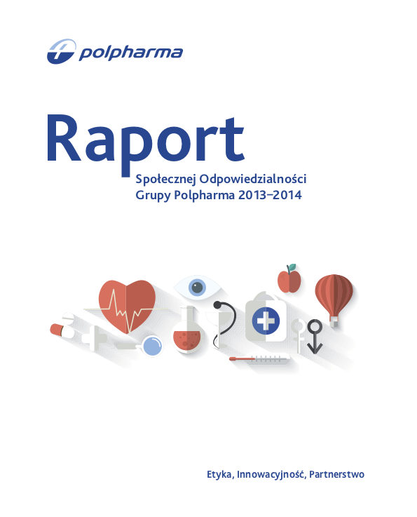 okladka_polpharma_raport_spoleczny 2013-2014
