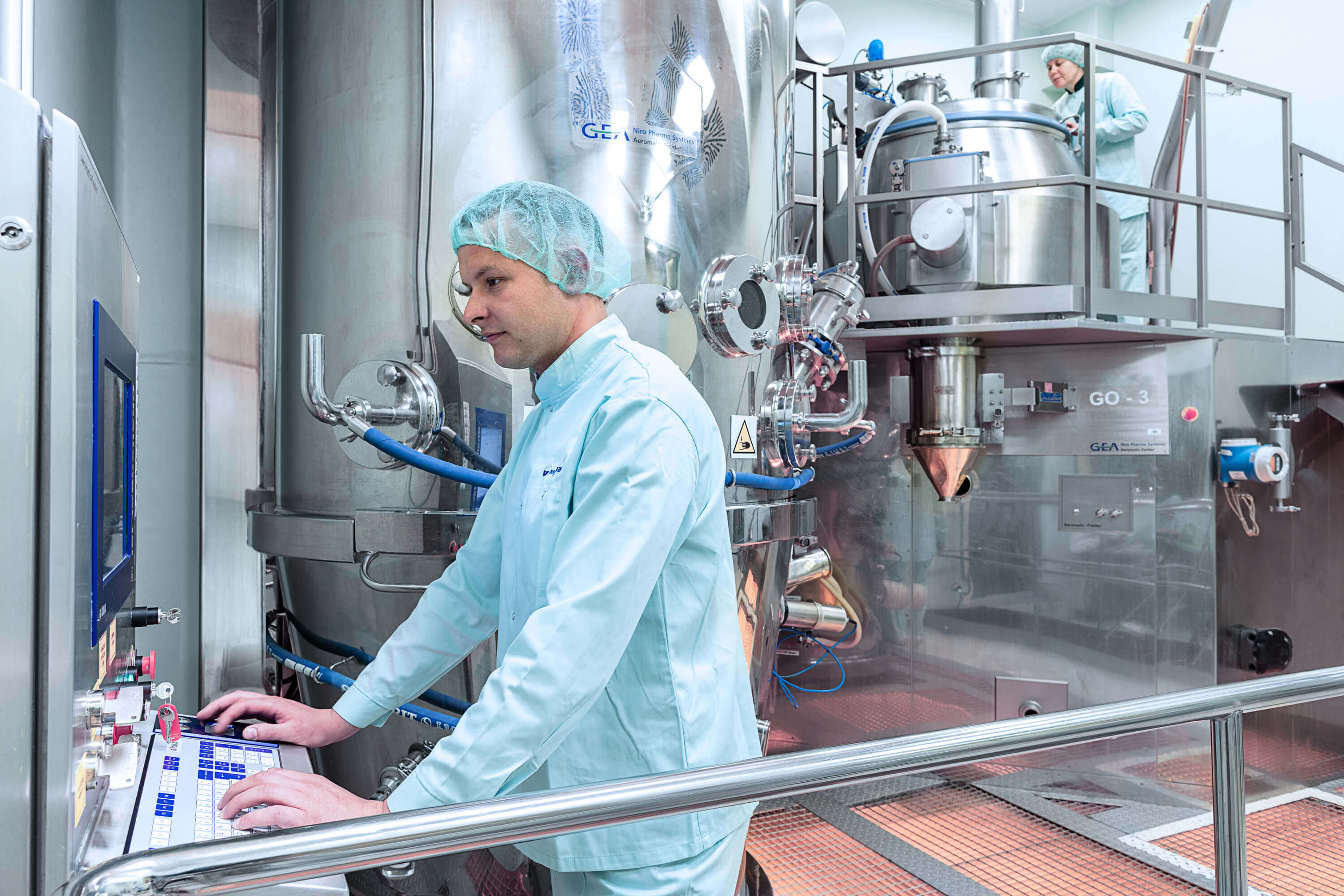 Employee at the computer