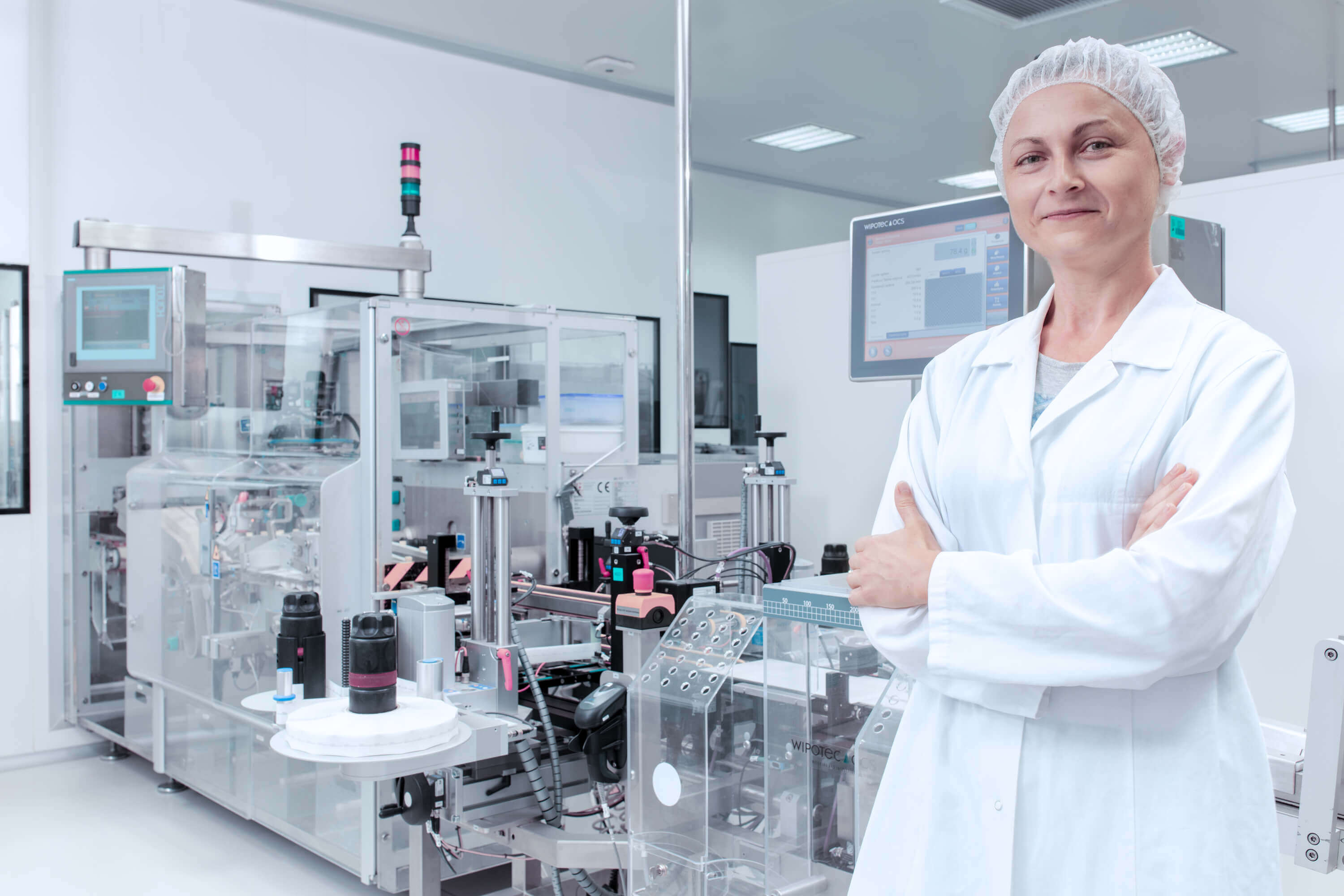 Worker in the laboratory