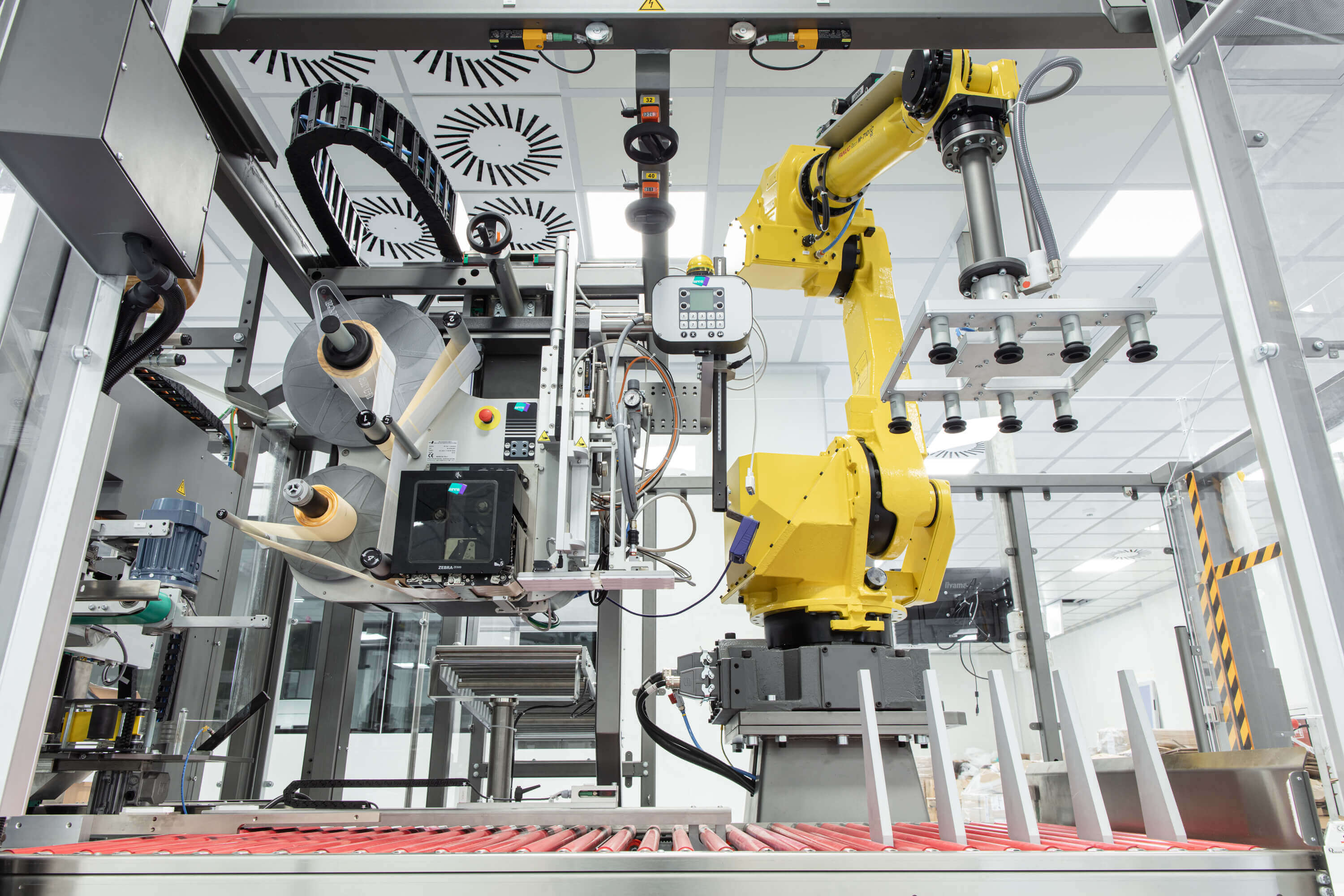 robotic arm at Voyager factory