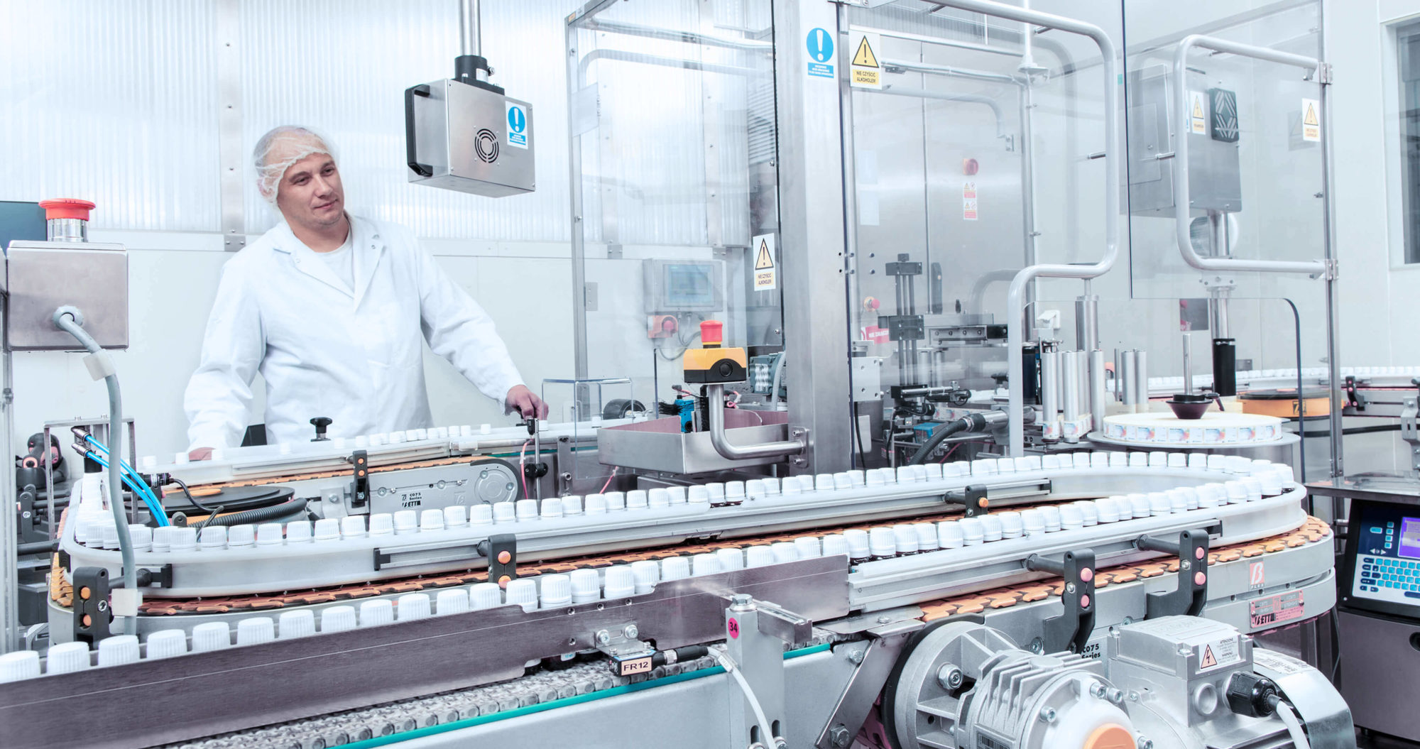 worker at the machine