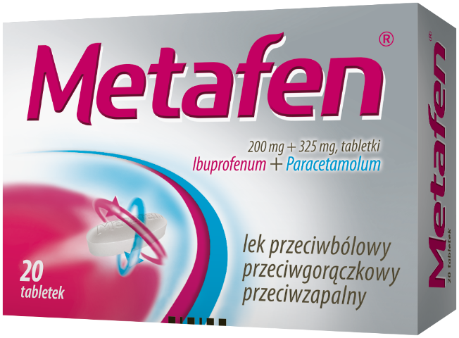 Metafen (200 mg + 325 mg) x 20 tabl.
