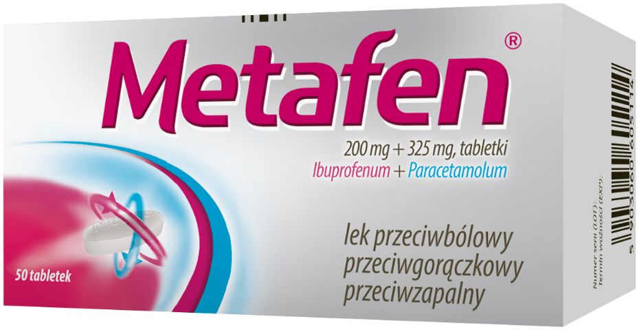 Metafen (200 mg + 325 mg) x 50 tabl.