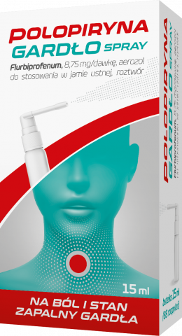 Polopiryna Gardło spray 0,25% x 15 ml