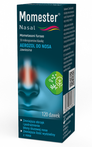 Momester Nasal aerozol do nosa, zawiesina 50 mcg x 120 dawek