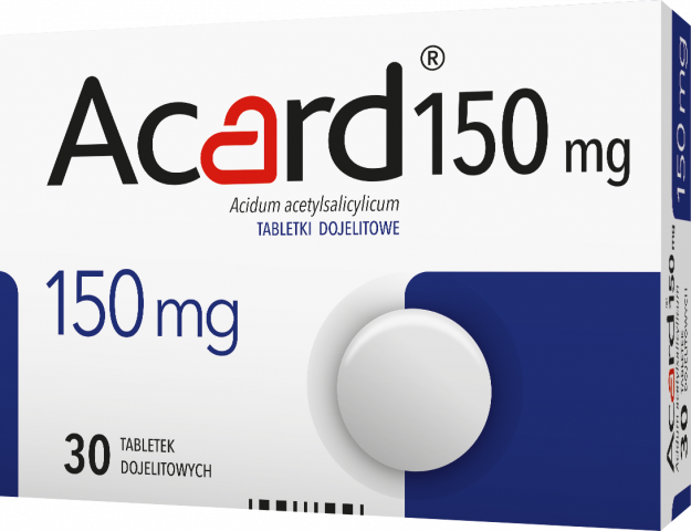 Acard 150 mg x 30 tabl. dojelit.