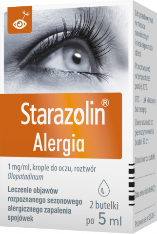 Starazolin Alergia krople do oczu roztwór 1 mg/ml 5 ml x 2