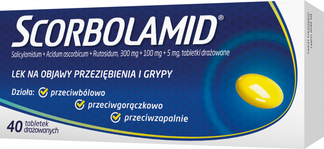 Scorbolamid (100mg + 5mg + 300mg) x 40 tabl. draż.