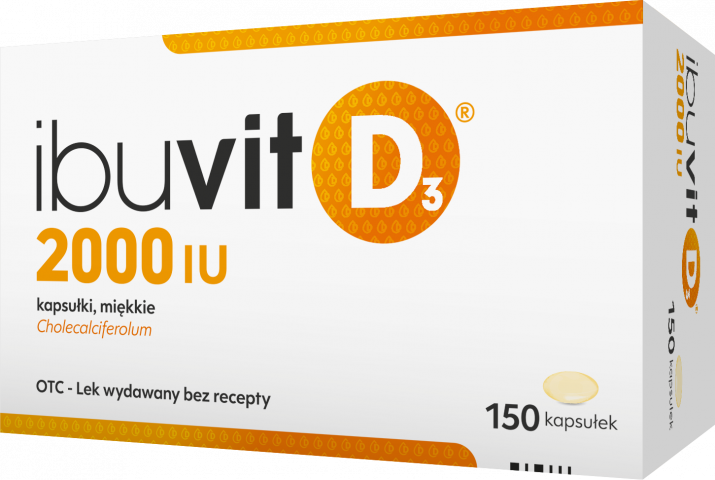 Ibuvit D3 2000 IU x 150 kaps.