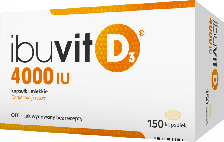 Ibuvit D3 4000 IU x 150 kaps.