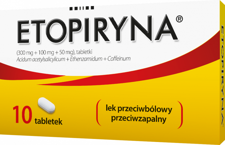 Etopiryna (300mg + 50mg + 100mg) x 10 tabl.