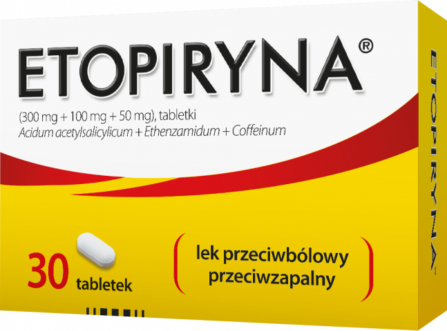 Etopiryna (300mg + 50mg + 100mg) x 30 tabl.