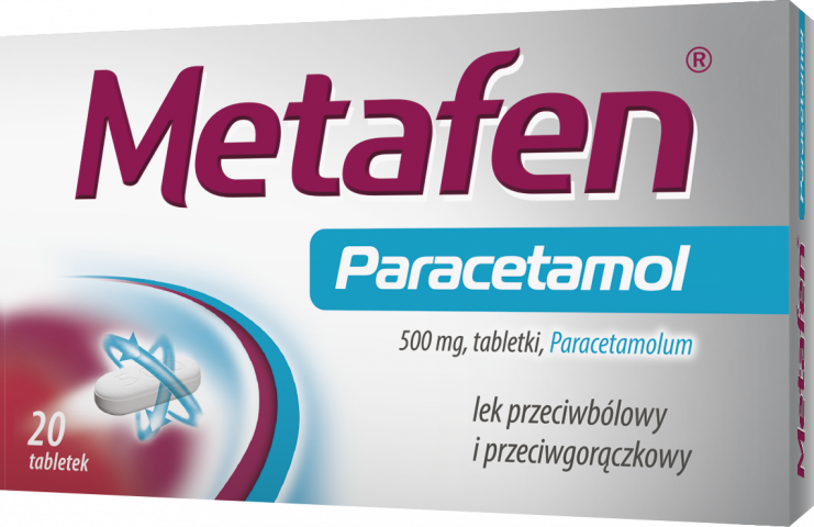 Metafen Paracetamol 500 mg x 20 tabl.